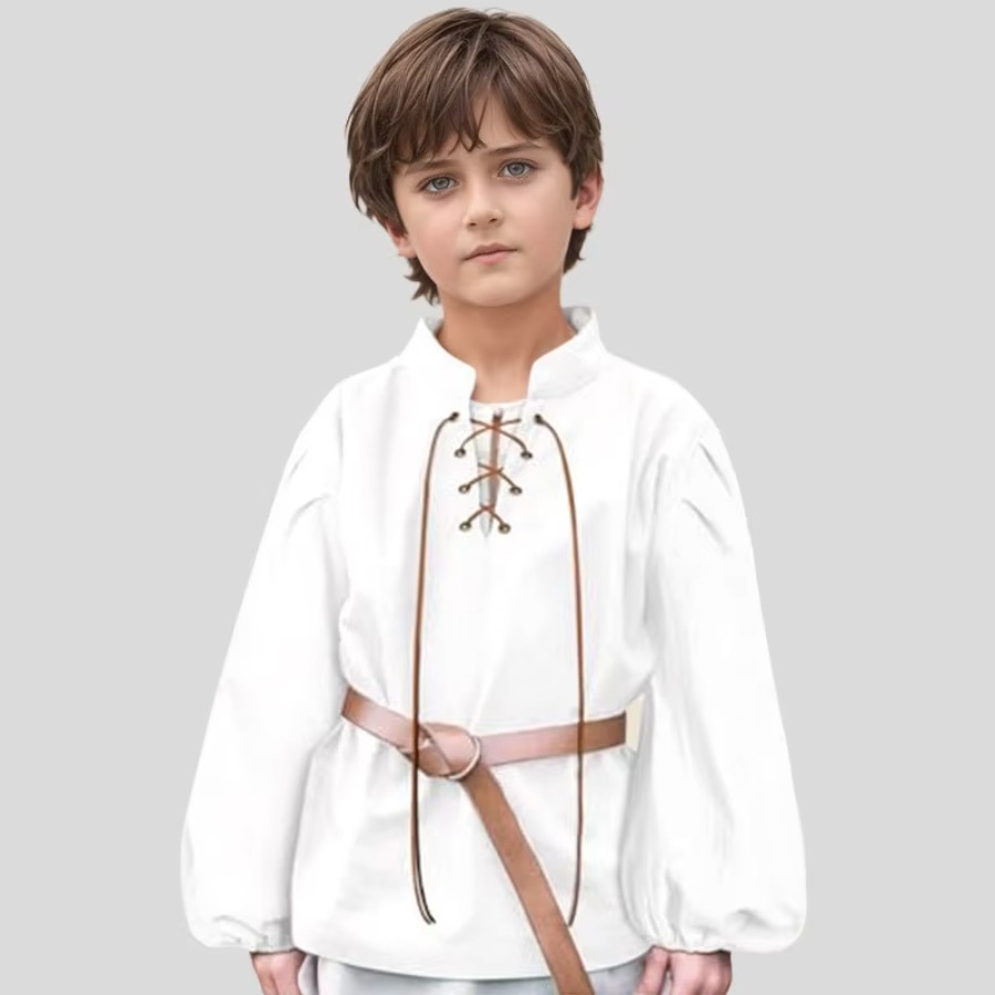 Tops - Boys Medieval Pirate Shirt Kids Renaissance