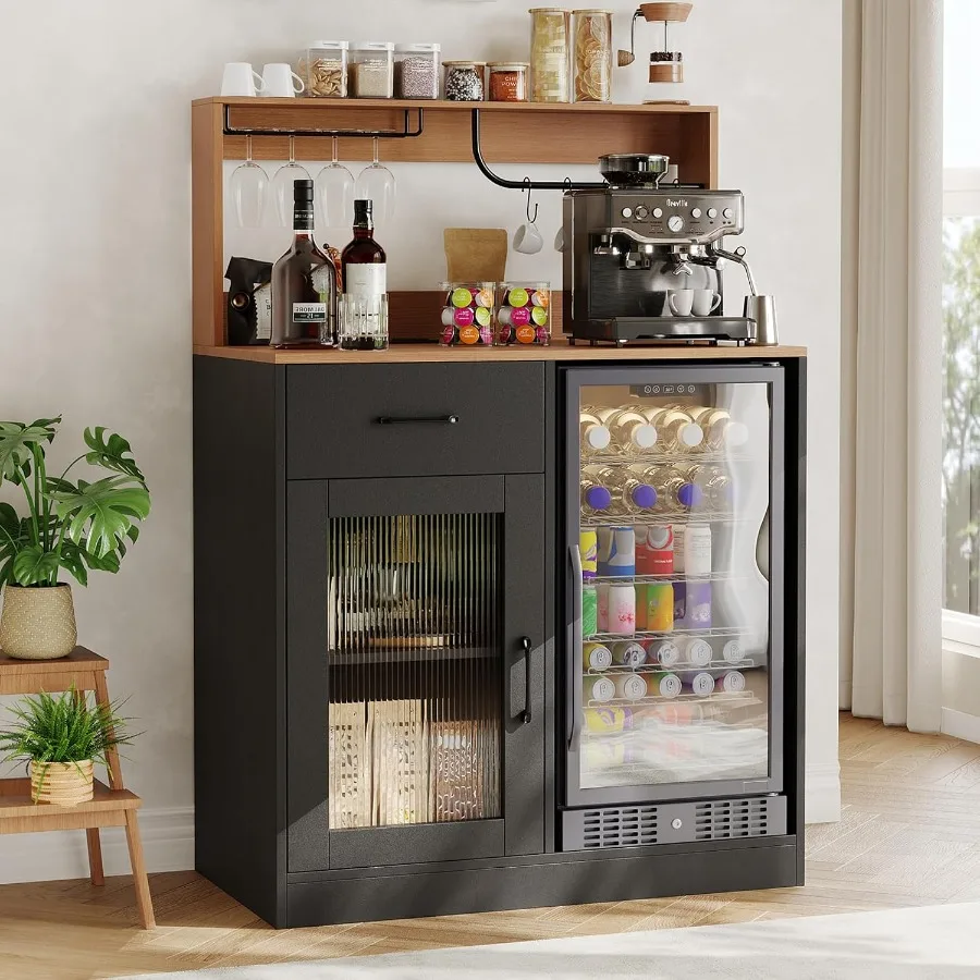 Wine bar cabinet with fridge s - Tops recension och pris