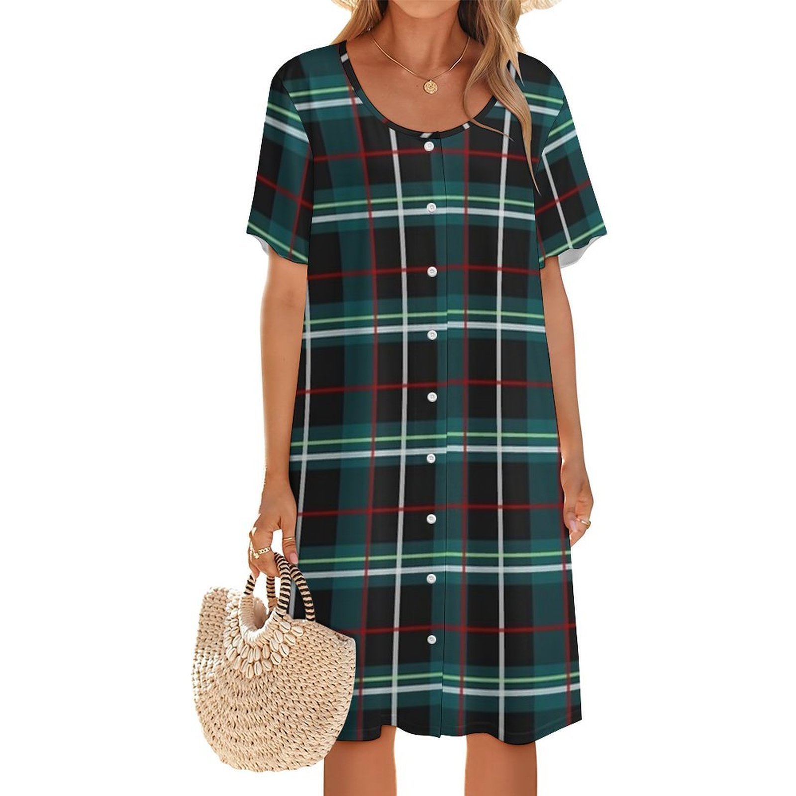 Frankie Stein First Wave dress - Korean Style A Line Shirt Dress recension och pris