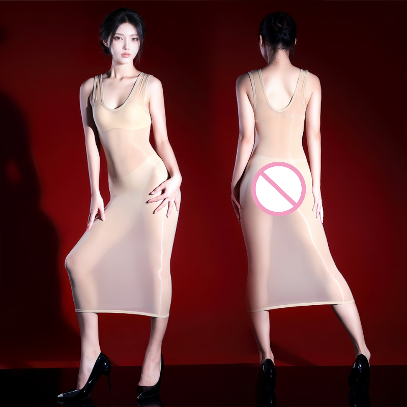 Women Sexy Dress Sleeveless Oi - Sexy Mesh Sheer Bodycon Dress recension och pris